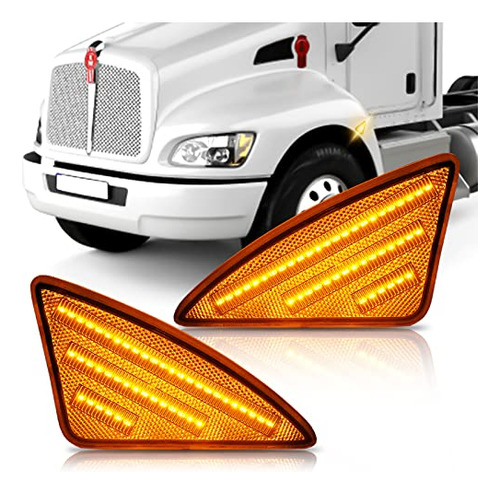 Side Marker Light Assembly, Turn Signal Lights Compatib...