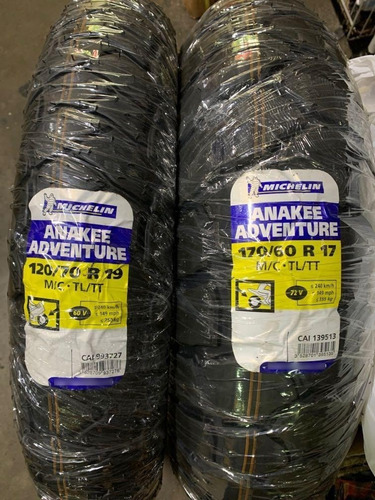Imagen 3 de 5 de Paquete De Llantas Anakee Adventure 120/70-19 Y 170/60-17