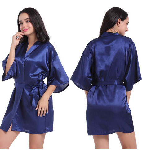 Batas Para Novias, Damas, Sin Bordado Pijamas Dama Satin