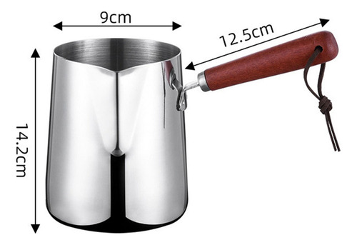 Cafetera Turca De Acero Inoxidable Para Calentar 1000 Ml