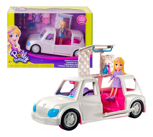 Polly Pocket Limusina De Lujo Con Accesorios - Mattel
