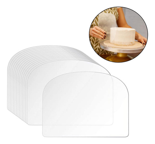 Pastel Raspador Frotis Herramienta Para Hornear Transparente