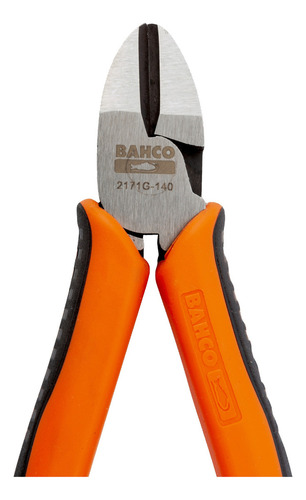 Alicate De Corte Lateral Tradicional Bahco De 7 2171g-180 Color Naranja Oscuro