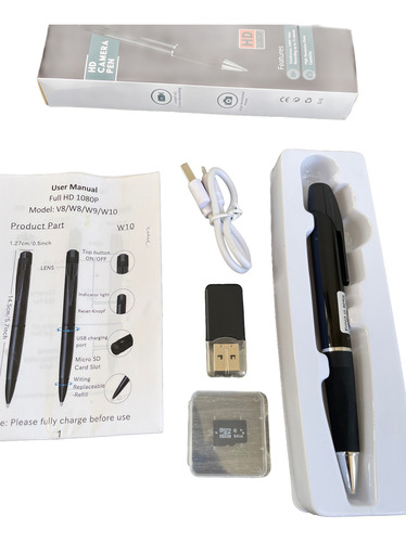 Lapicero Espia Graba (video-audio) Incluye Microsd 64gb