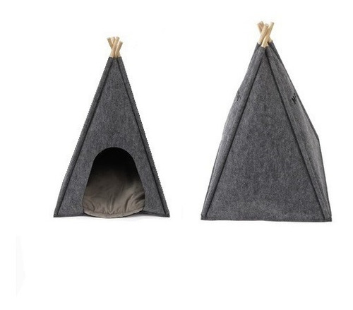 Carpa Teepee Cucha Mascotas Gato Perro Razas Pequeñas Oferta