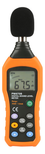 Peakmeter Pm6708 Lcd Audio Digital Decibel Sound Ruido