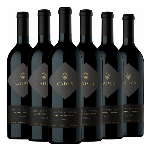 Vino Cadus Las Torcazas Malbec Caja X 6 X 750ml. --