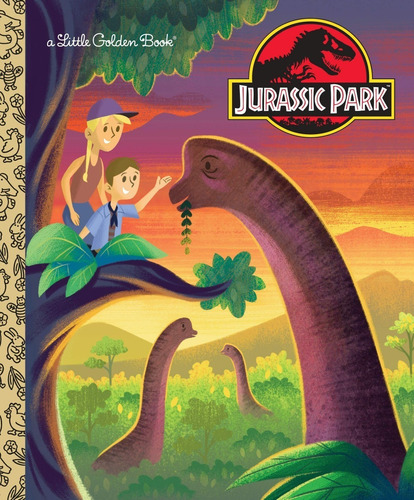 Libro Para Niños Jurassic Park Little Golden Book [dhl] Ingl