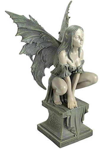 Design Toscano Celtic Fairys Perilous Perch Garden Statue