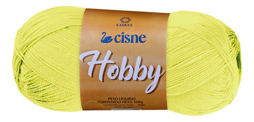 Hilo Para Tejer Cisne Hobby X 5 Ovillos - 500gr Por Color Color Amarillo Fluo 00254