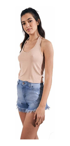 Remera Morley Cuello Abierto Sofi 4x2 | Vov Jeans (12524)