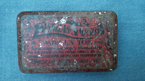 Antigua Lata Pastilla Simpson Simpson (Usado)