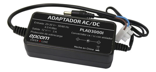 2 En 1 1.- Convertidor De 20 - 30 Vca A 12 Vcc @ 3 Amp/2