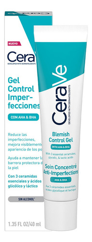 Cerave Gel Control Imperfecciones Con Ácido Salicílico 40 Ml Momento de aplicación Día/Noche Tipo de piel Grasa