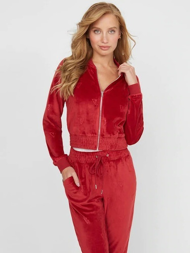 Conjunto Plush Guess Mujer (casaca S Y Pantalón Xs)