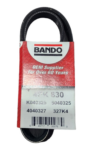 Correa Aire Acondicionado Hyundai Getz Elantra 1.6 4pk830