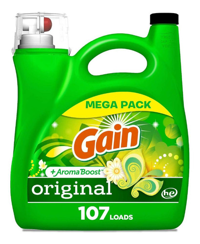 Gain Detergente Líquido Concentrado Original 4,55 L