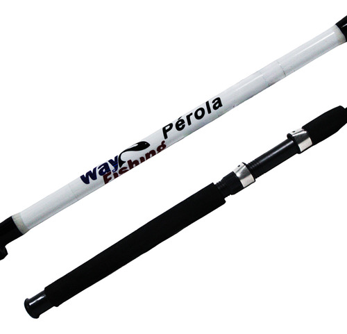 Vara Pesca Way Fishing Molinete Pérola 1402 1,40m 10-12 Lbs