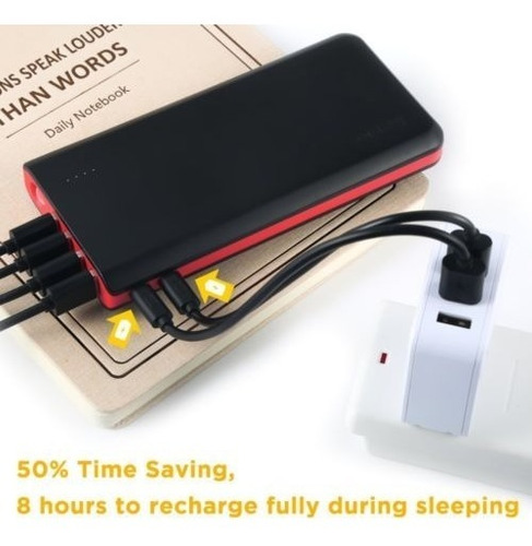 Easyacc 20000mah Power Bank Cargador De Batería Externo Port