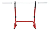 Comprar Rack Para Sentadillas Y Press De Pecho Fuerza Tayga Color Rojo
