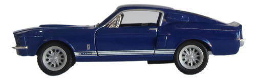 Miniatura Shelby Gt-500 1967 Kinsmart 1:38 Azul