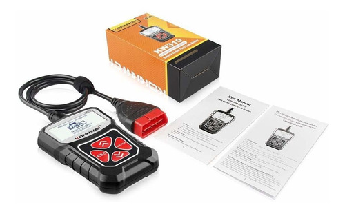 Escaner De Diagnóstico Automotriz Konnwei Kw310 Con Cables