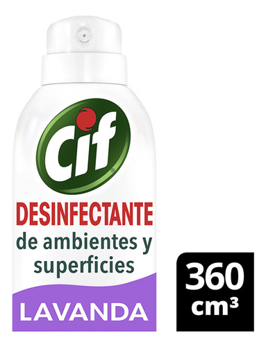 Aerosol Desinfectante De Ambientes Cif Lavanda 260g