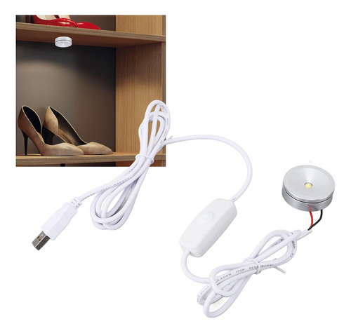 Mini Proyector Regulable De 2 Piezas Usb 5v Led Continuo