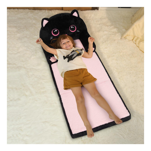 Couch Aplicado De Qiuodo Kids, Sofá 2 En 1 Con Tapa Abatible