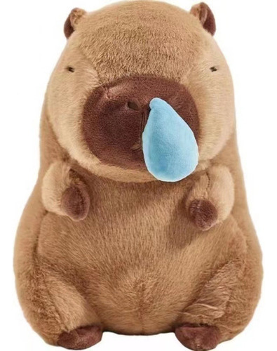Peluche De Capibara Con Moco Movible 30cm Adorable