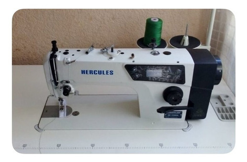 Imagen 4 de 7 de Maq Recta Industrial Hercules Con Motor Servo 5 Pie De Teflo
