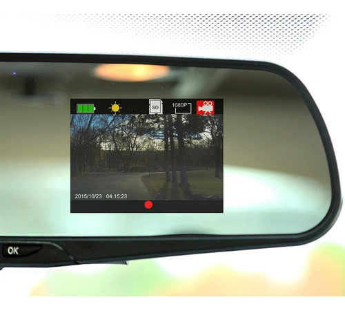 Cámara Hd Mirror Oficial: Tal Como Detección Movimiento