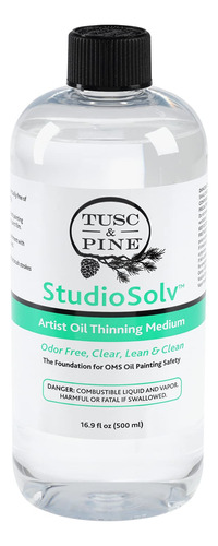 Tusc & Pine Studiosolv - Disolvente Mineral Sin Olor Purific