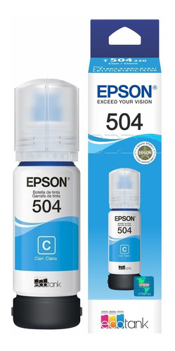 Imagem 3 de 6 de Kit 4 Refil Tinta T504 Epson L6161 L4150 L4160 L6191 L6171