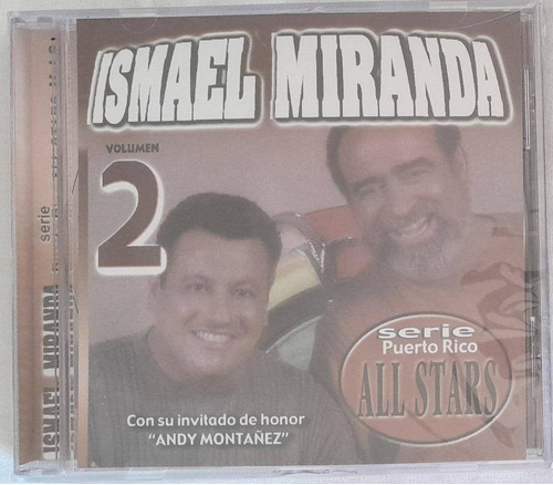 Ismael Miranda. Puerto Rico Vol. 2. Cd Nuevo. Qqf. Ag.