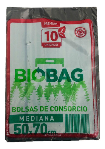 Bolsas De Residuo Consorcio Negra 50x70 X 1000 Un Biobag