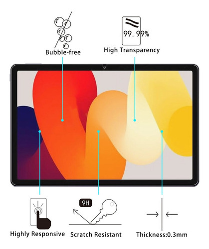 - Filme De Vidro Temperado Para Xiaomi Pad 6 Max