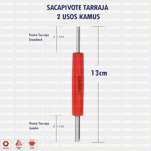 Sacapivote Tarraja 2 Usos Para Valvula Pivote De Rin