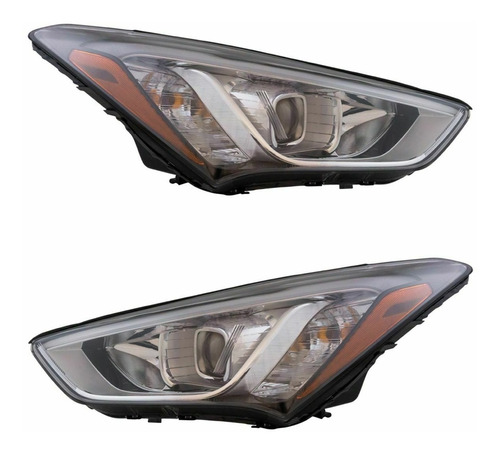 Faros Hyundai Santa Fe 2013 2014 2015 2016  A 15 Dias  Par