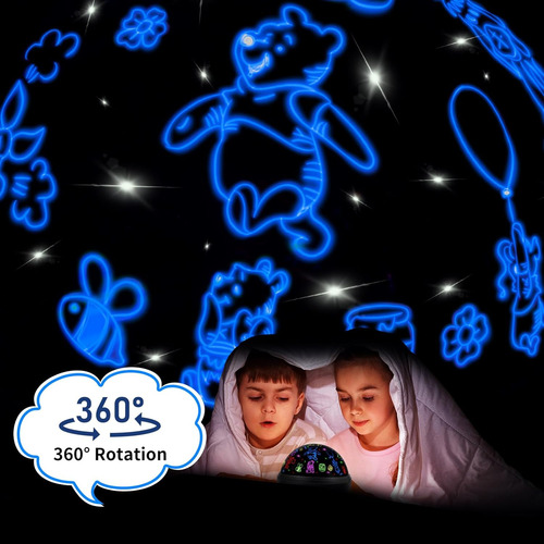 Vradcorel Winnie Night Light Para Niños: Juguetes Sensoriale