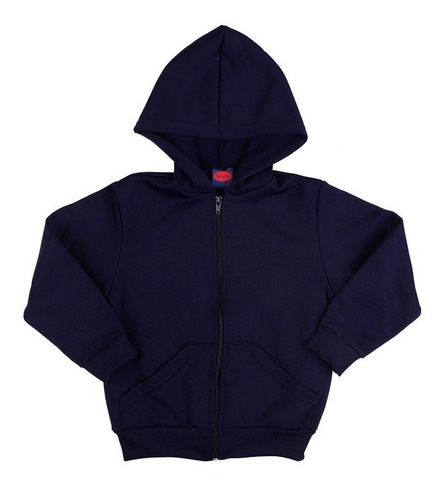 Imagen 2 de 5 de Conjunto Colegial Azul Campera Y Pantalon Con Puño T 14 A 16