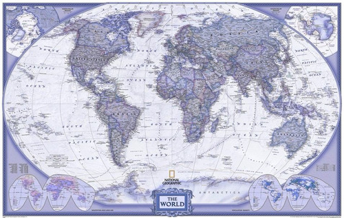 Mapa Mundial Lilás Mundi Com Adesivos Pra Marcar Plastificad
