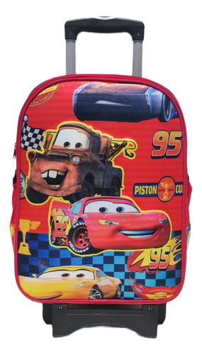 Mochila Con Llantas Kinder Cars 