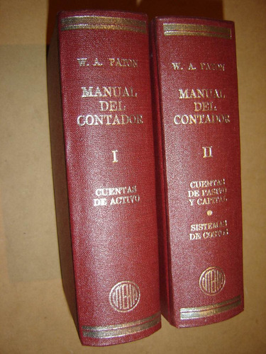 Manual Del Contador (dos Tomos) Dirigido Por W.a. Paton.1983