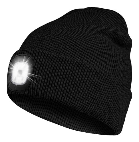 Gorro Bosttor Con Luz Led Recargable Y Brillante, Gorro De P