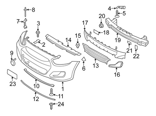 Parachoque Delantero Original Hyundai Accent 2011/2015 Korea