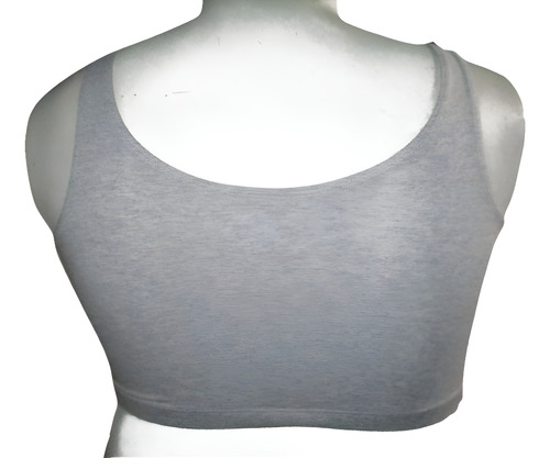 Top Brassier Deportivo Gris Talla 46 Fruit Of The Loom