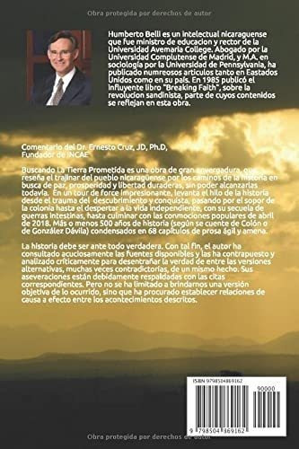Buscando La Tierra Prometida Historia De Nicaragua., De Belli P, Dr. Humberto. Editorial Independently Published En Español