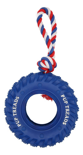 Dispensador De Golosinas Para Perros Rope Tire Resistente A