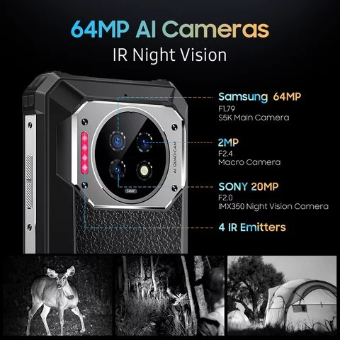 Oukitel Wp19 8/256gb Ip68 Ip69 21000mah (Usado)